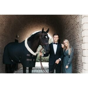 Kentucky Horsewear Cream/Black Show Rug