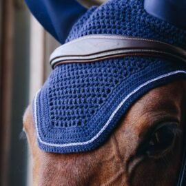 Kentucky Horsewear Fly Veil Wellington Sparkling Navy
