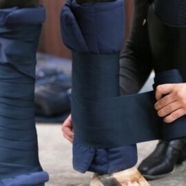 Kentucky Horsewear Polar Fleece Bandages Navy