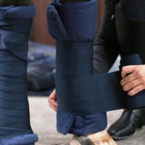 Kentucky Horsewear Polar Fleece Bandages Navy