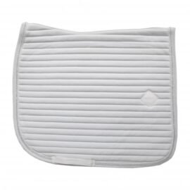 Kentucky Horsewear Saddle Pad Pearls Show Dressage White