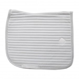 Kentucky Horsewear Saddle Pad Pearls Show Dressage White
