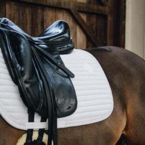 Kentucky Horsewear Saddle Pad Pearls Show Dressage White