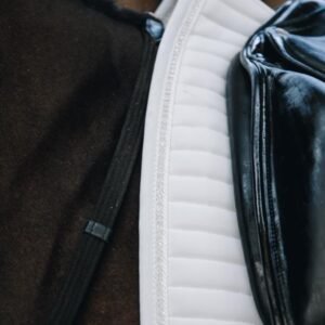 Kentucky Horsewear Saddle Pad Pearls Show Dressage White