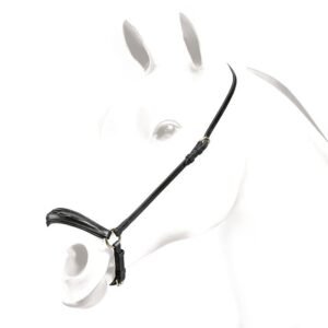 LEATHER DROPPED NOSEBAND - Image 1