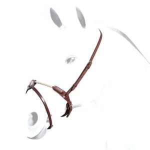 LEATHER FLASH ROPE NOSEBAND - Image 1