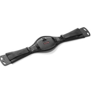 LEATHER ELASTICATED GIRTH WITH BUCKLE COVERS - Image 1