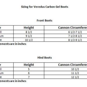 Veredus Carbon Gel Vento Save The Sheep Front Size Guide