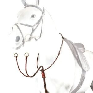 ROLLED MARTINGALE WITH PATENT INSERTS - Image 1