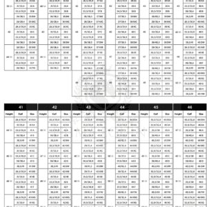 Tucci Boots Size Guide