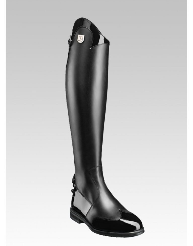 Tucci Marilyn Patent Leather Long Riding Boots