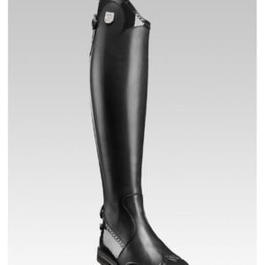 Tucci Marilyn Punched Patent Long Riding Boots