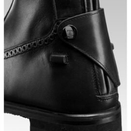Tucci Marilyn Punched Leather Long Riding Boots - Image 10
