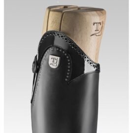Tucci Marilyn Punched Patent Long Riding Boots - Image 10