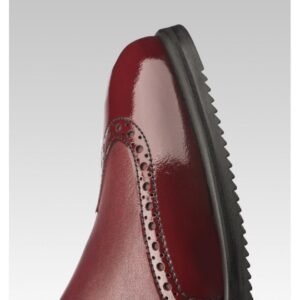 Tucci Marilyn Punched Patent Long Riding Boots - Image 11