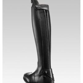 Tucci Marilyn Punched Leather Long Riding Boots - Image 3