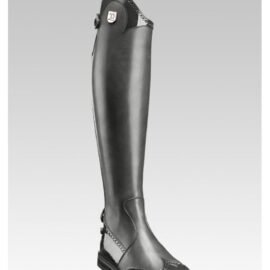 Tucci Marilyn Punched Patent Long Riding Boots - Image 4