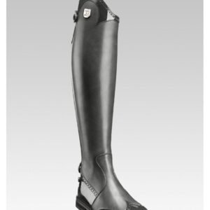 Tucci Marilyn Punched Patent Long Riding Boots - Image 4