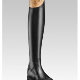 Tucci Marilyn Punched Leather Long Riding Boots - Image 4