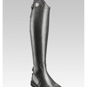 Tucci Marilyn Punched Leather Long Riding Boots - Image 6