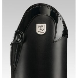 Tucci Marilyn Punched Patent Long Riding Boots - Image 7