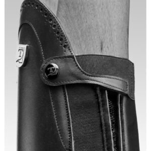 Tucci Marilyn Punched Leather Long Riding Boots - Image 9