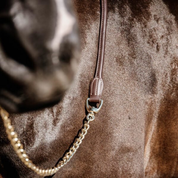 Kentucky Horsewear Leather Chain Lead