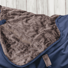 Kentucky Horsewear Neck All Weather Waterproof Pro 150g Navy - Image 3