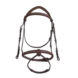 CWD Raised French Noseband Bridle with fancy stitching BR08FHSP - Image 2