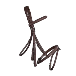 CWD Raised French Noseband Bridle with fancy stitching BR08FHSP - Image 3