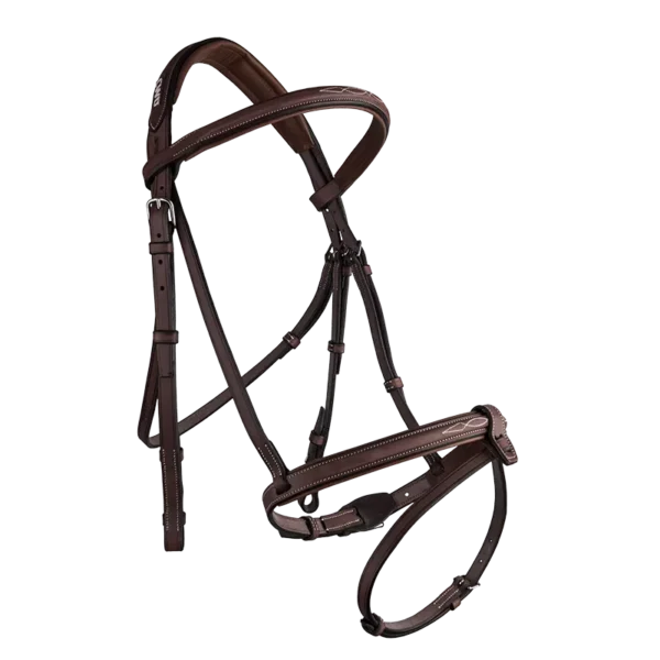 CWD Raised French Noseband Bridle with fancy stitching BR08FHSP