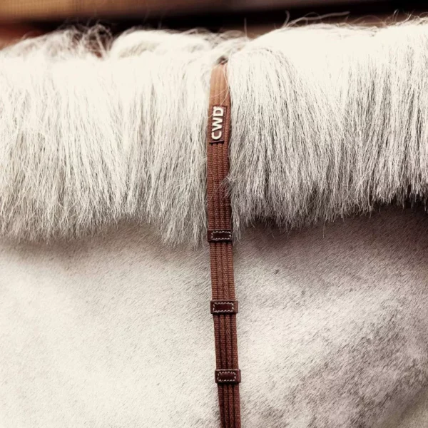 CWD Raised web reins with fancy stitching RE08HSP - Image 5