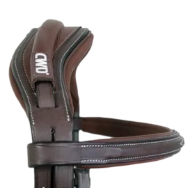 CWD Sport Color Anatomic french noseband bridle with stitching BR09FHSPM - Image 2